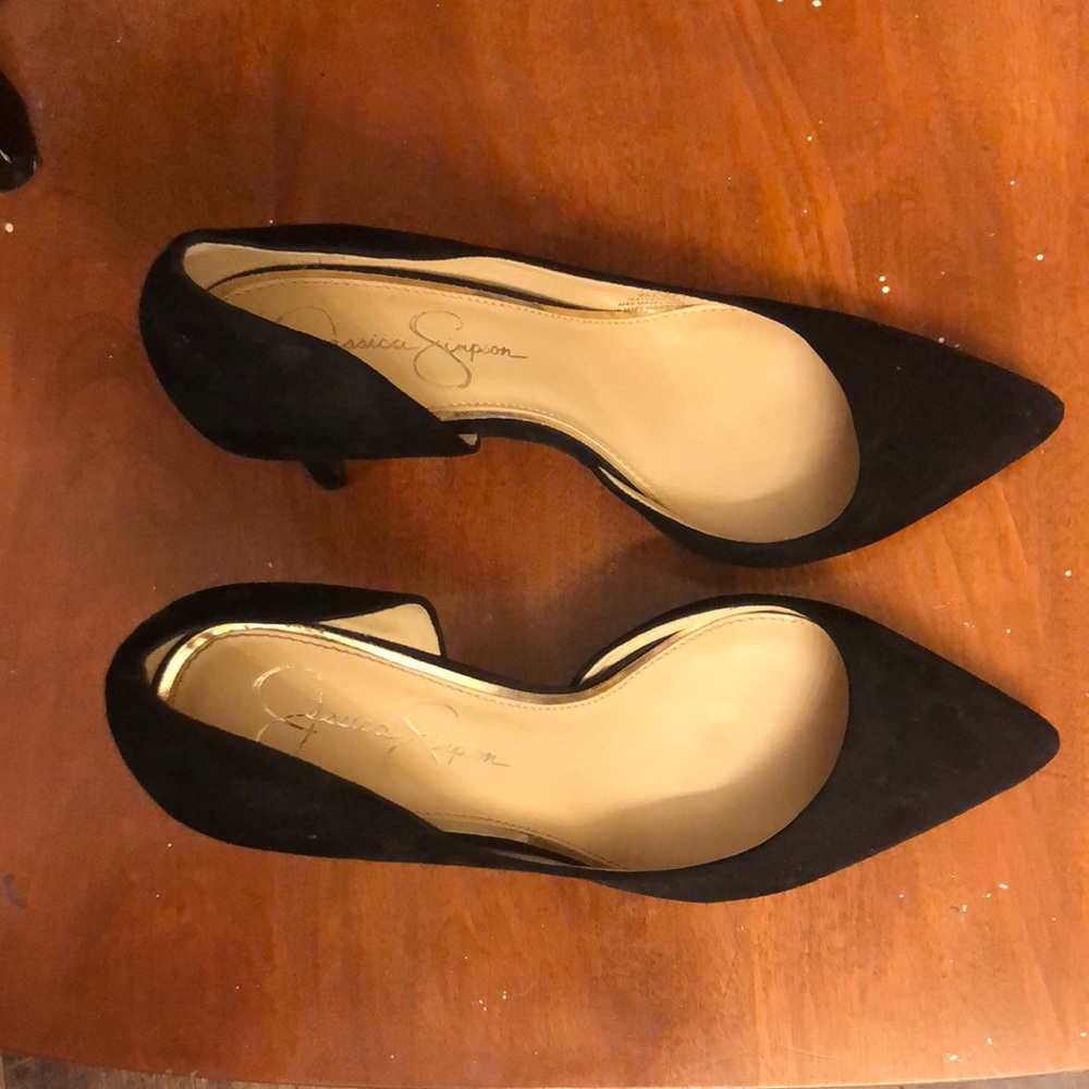 Jessica Simpson suede heels